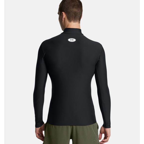 NWT Under Armour Men's ColdGear OG Mock Long Sleeve in Black sz XL - Picture 2 of 8